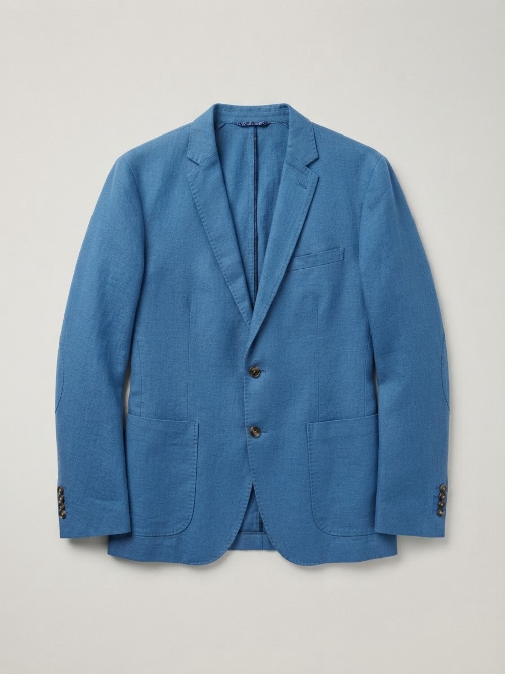 Giacomo Conti Salvatore Blue Textured Sport Coat Blazer Size 54 (US 44)